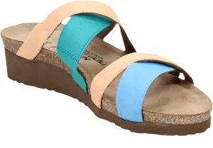 Women's Roxana Sandal In Aqua/peach