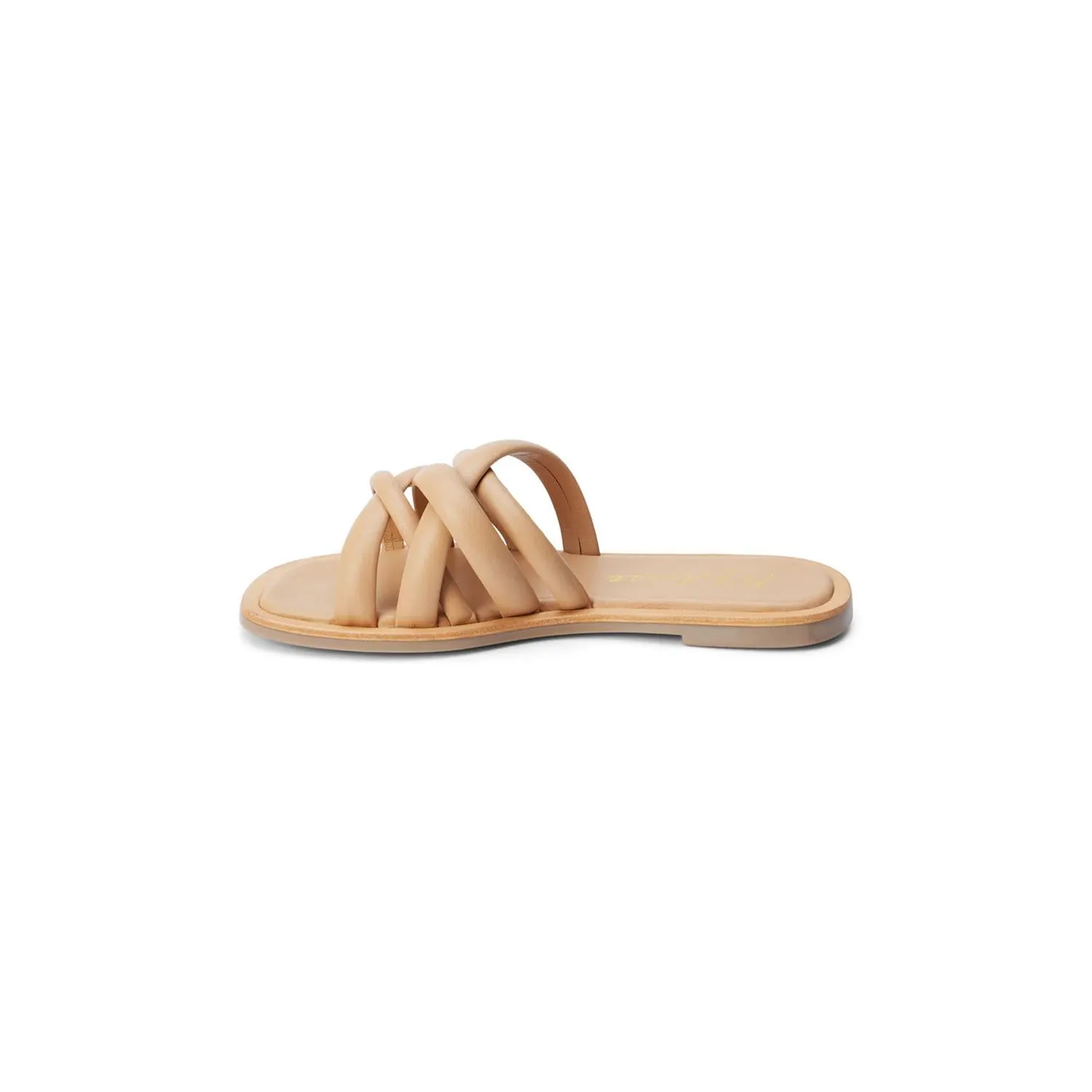 Women's Roy Flat Slide Sandals In Nude