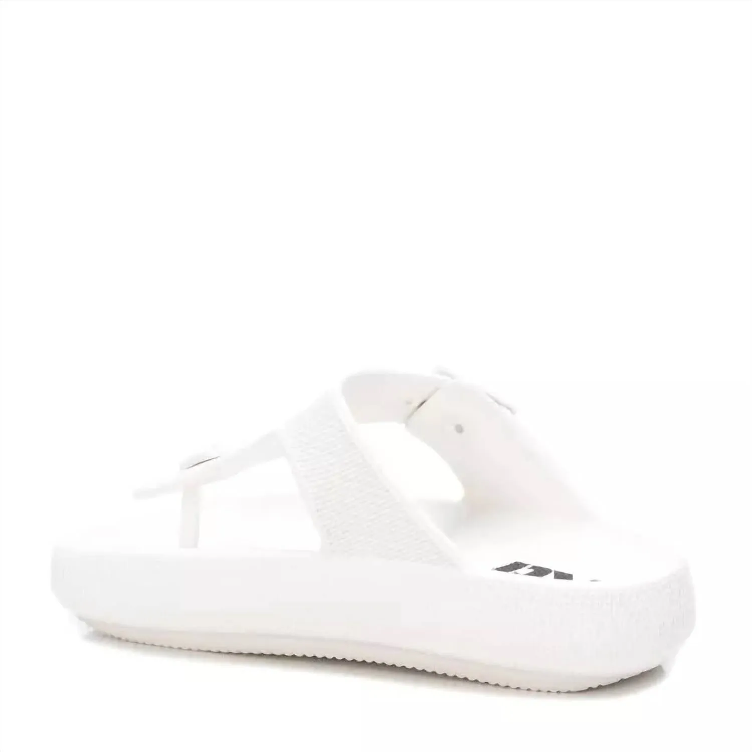 Women's Rubber Flip Flops Sandals In White