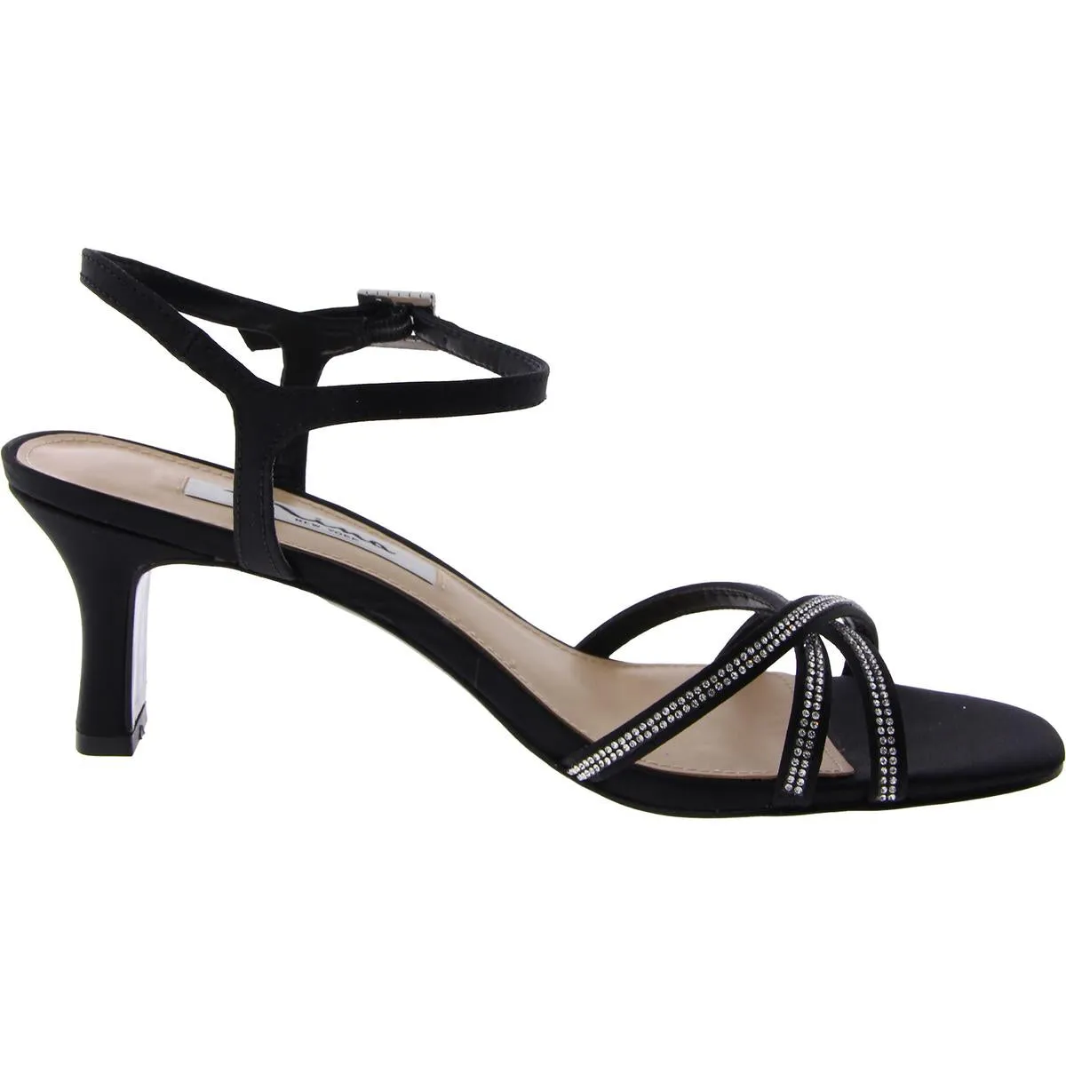 Womens Satin Ankle Srap Heels