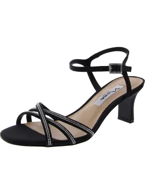 Womens Satin Ankle Srap Heels
