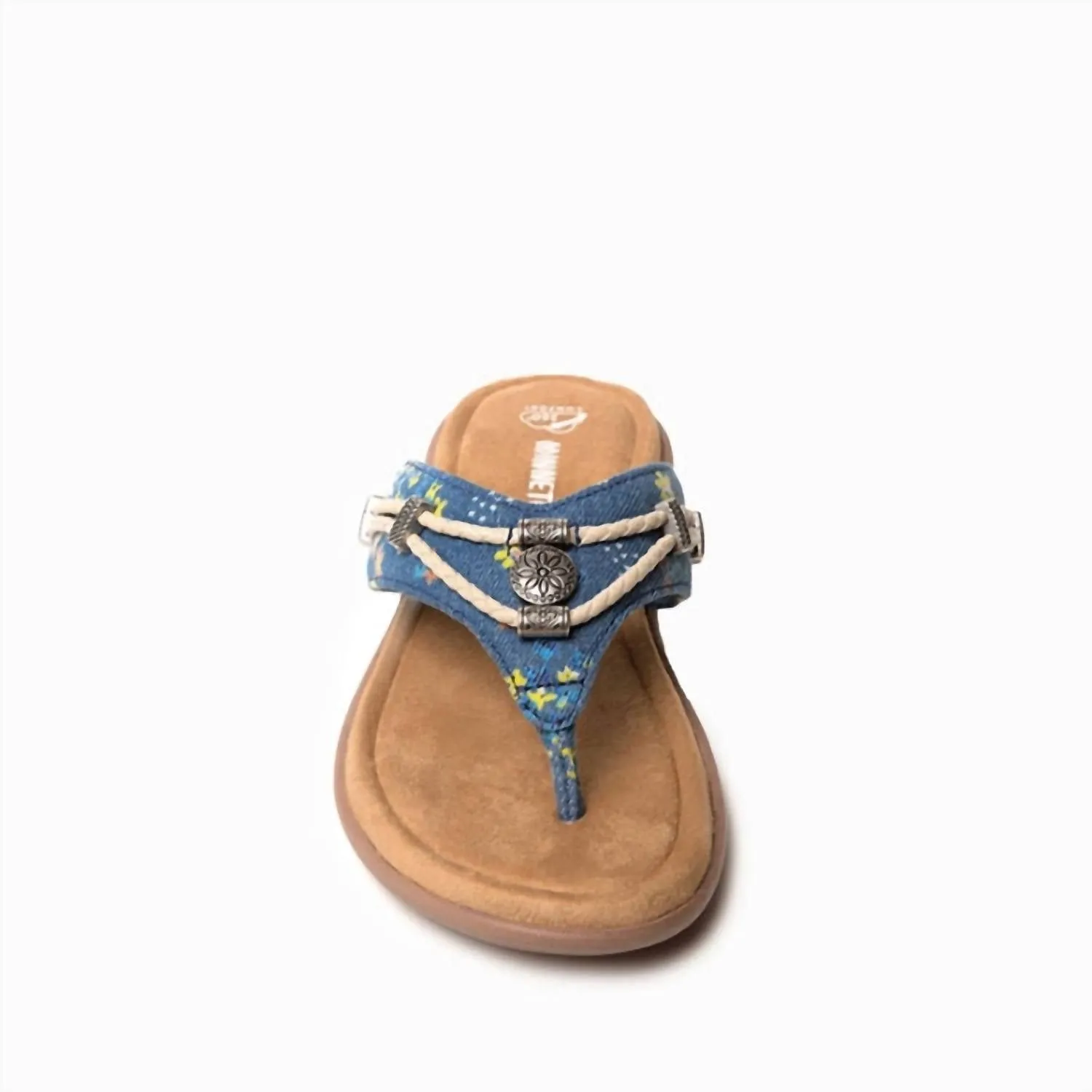 Women's Silverthorn 360 Toe Post Sandal In Floral Denim