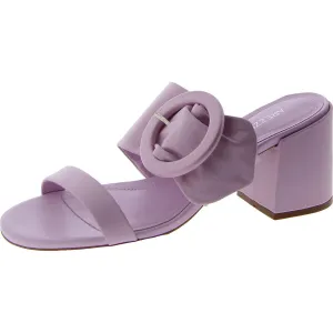 Womens Slip On Padded Insole Block Heel