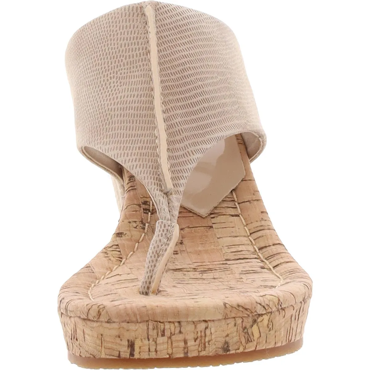 Womens Snake Print Wedge Sandals