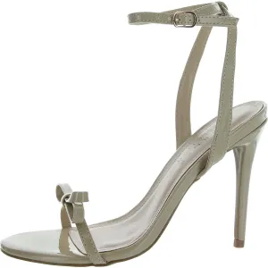 Womens Stiletto Open Toe Ankle Strap