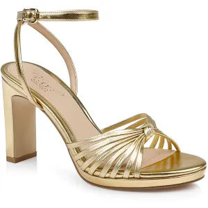 Womens Strappy Leather Heels