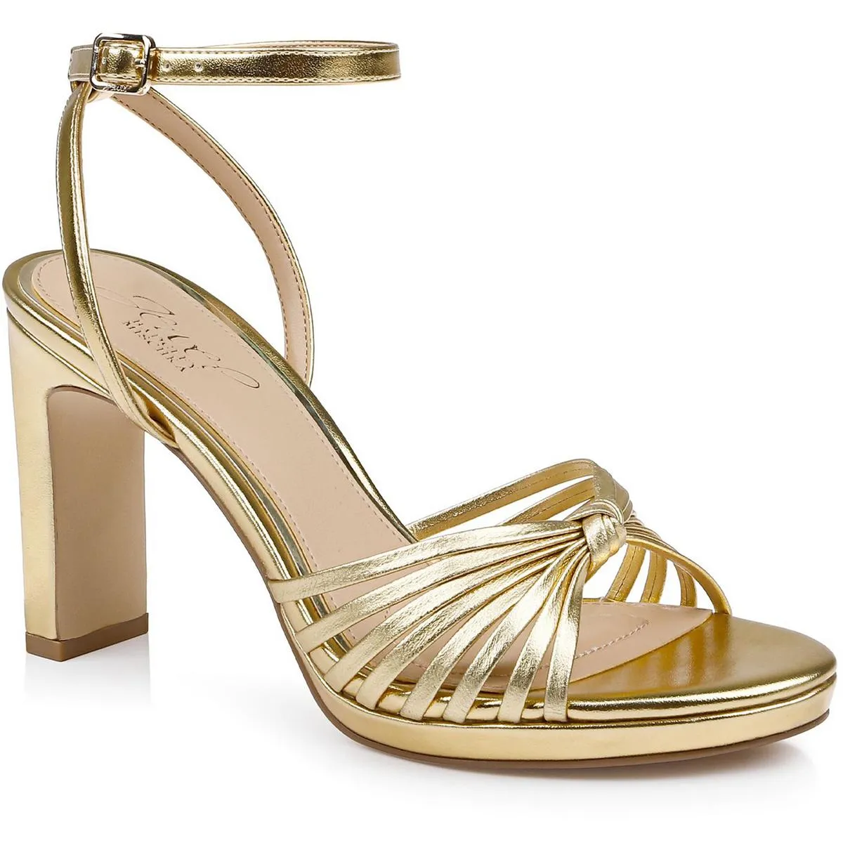 Womens Strappy Leather Heels