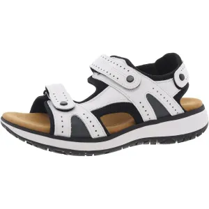 Womens Strappy Leather Sport Sandals