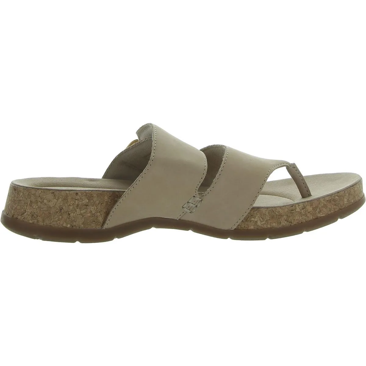 Womens Strappy Manmade T-Strap Sandals
