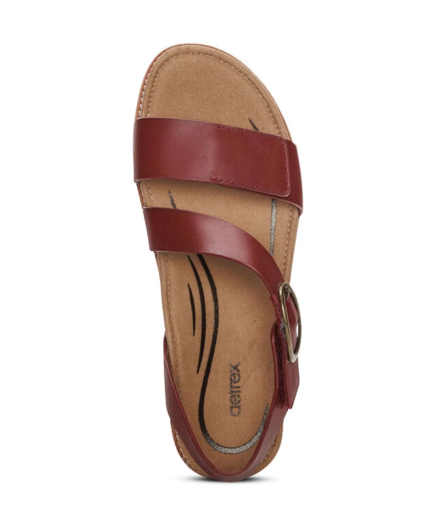 Women's Tamara Quarter Strap Sandal In Red