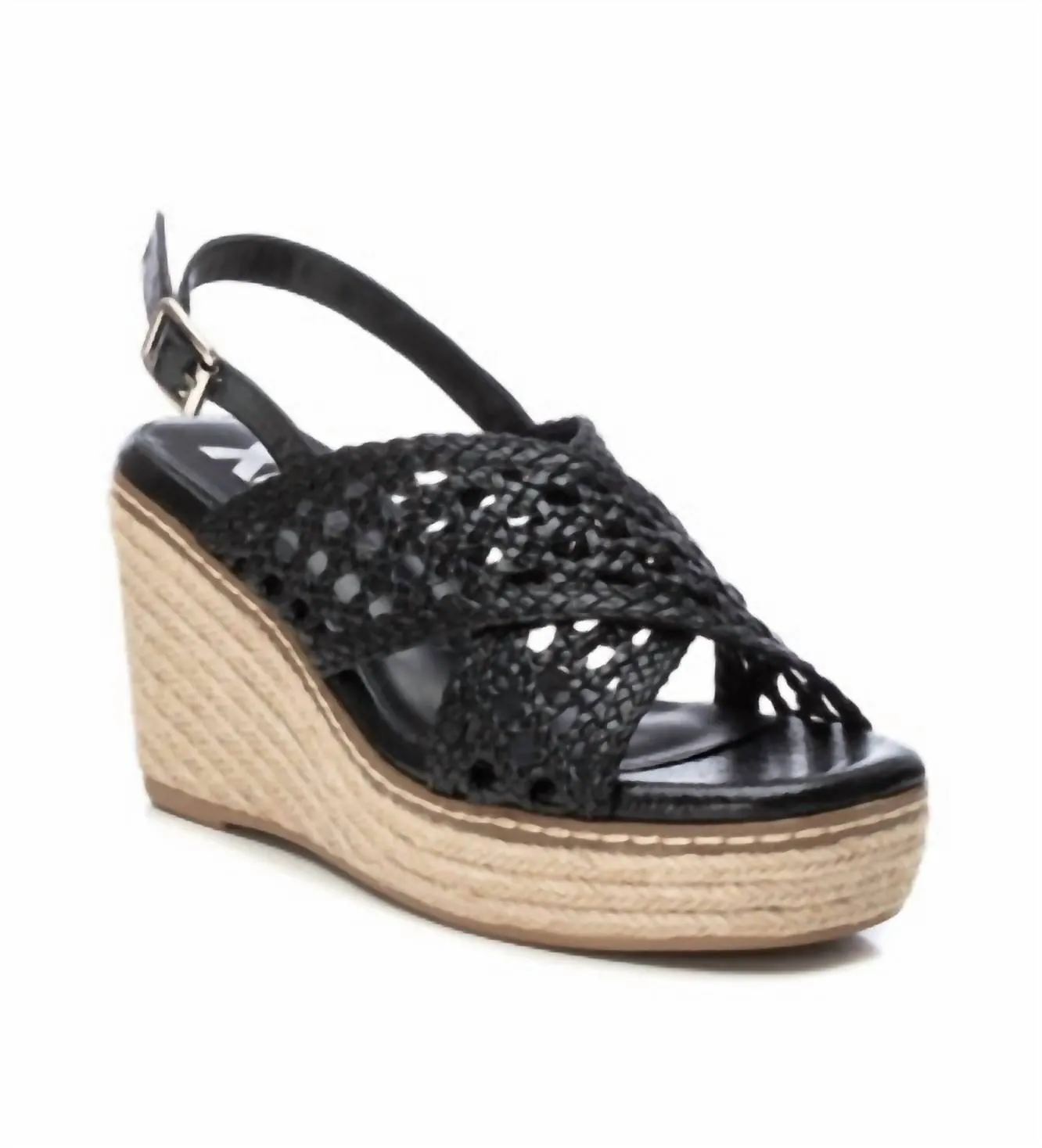 Women's Wedge Sandals In Black