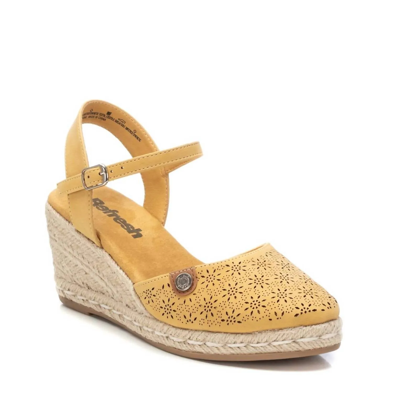 Women's Wedge Sandals In Yellow