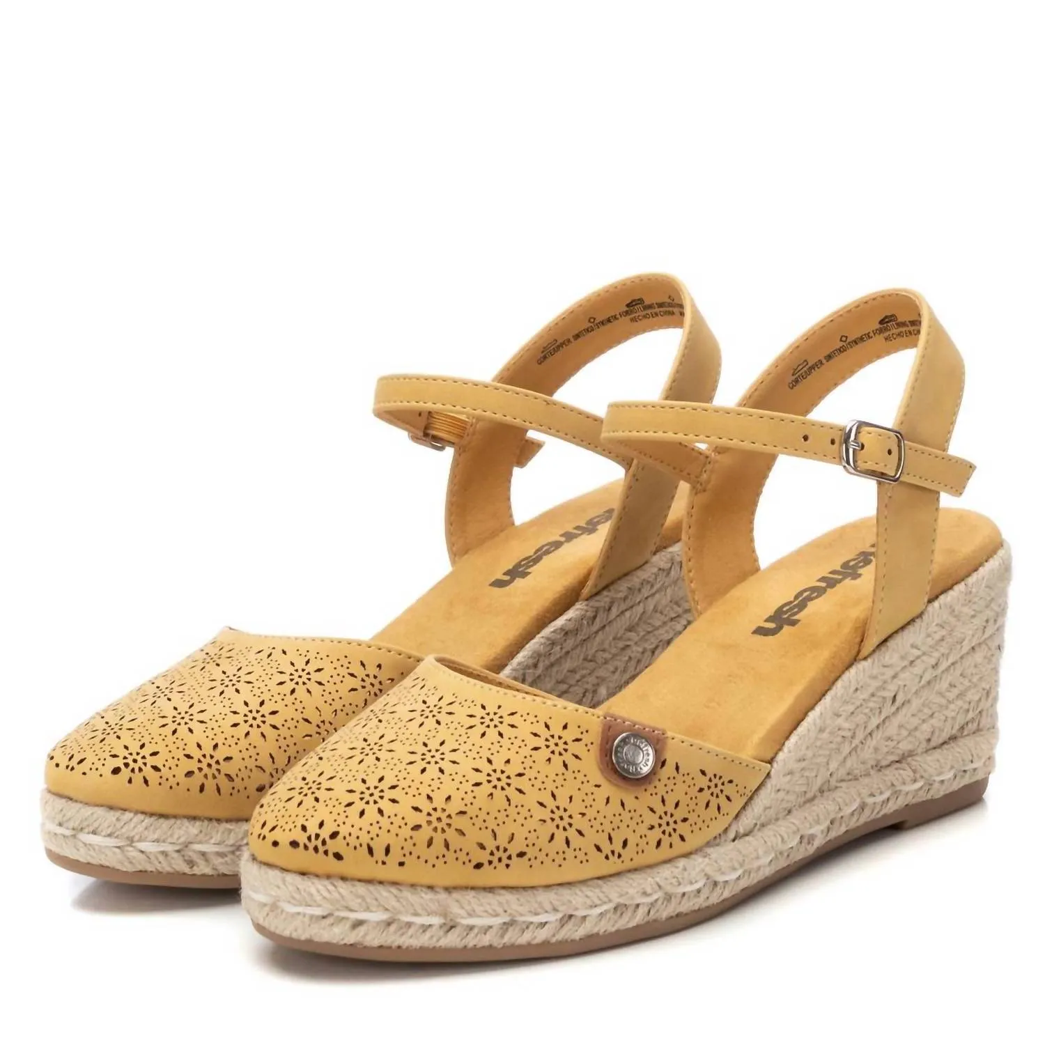 Women's Wedge Sandals In Yellow