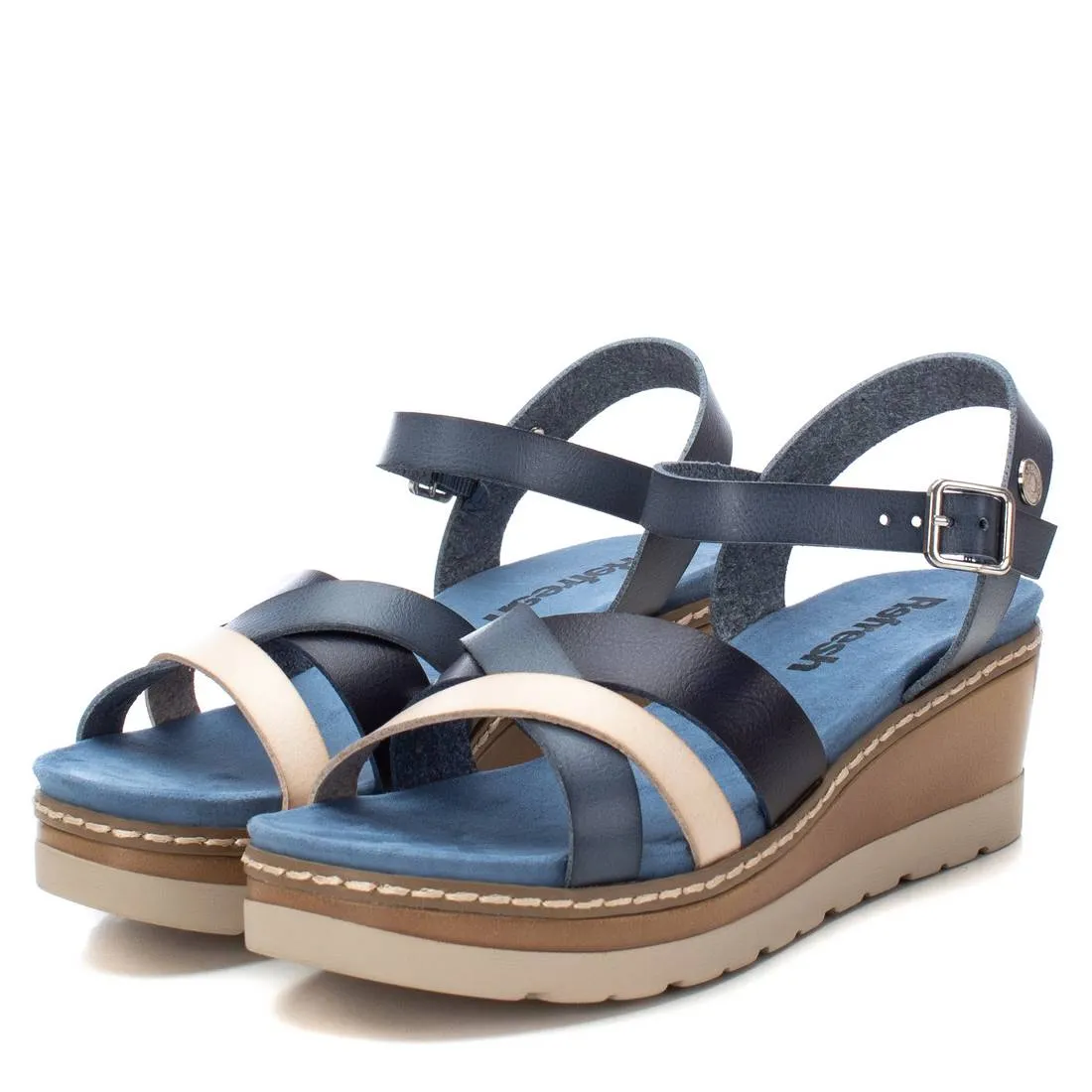 Women's Wedge Strappy Sandals By XTI