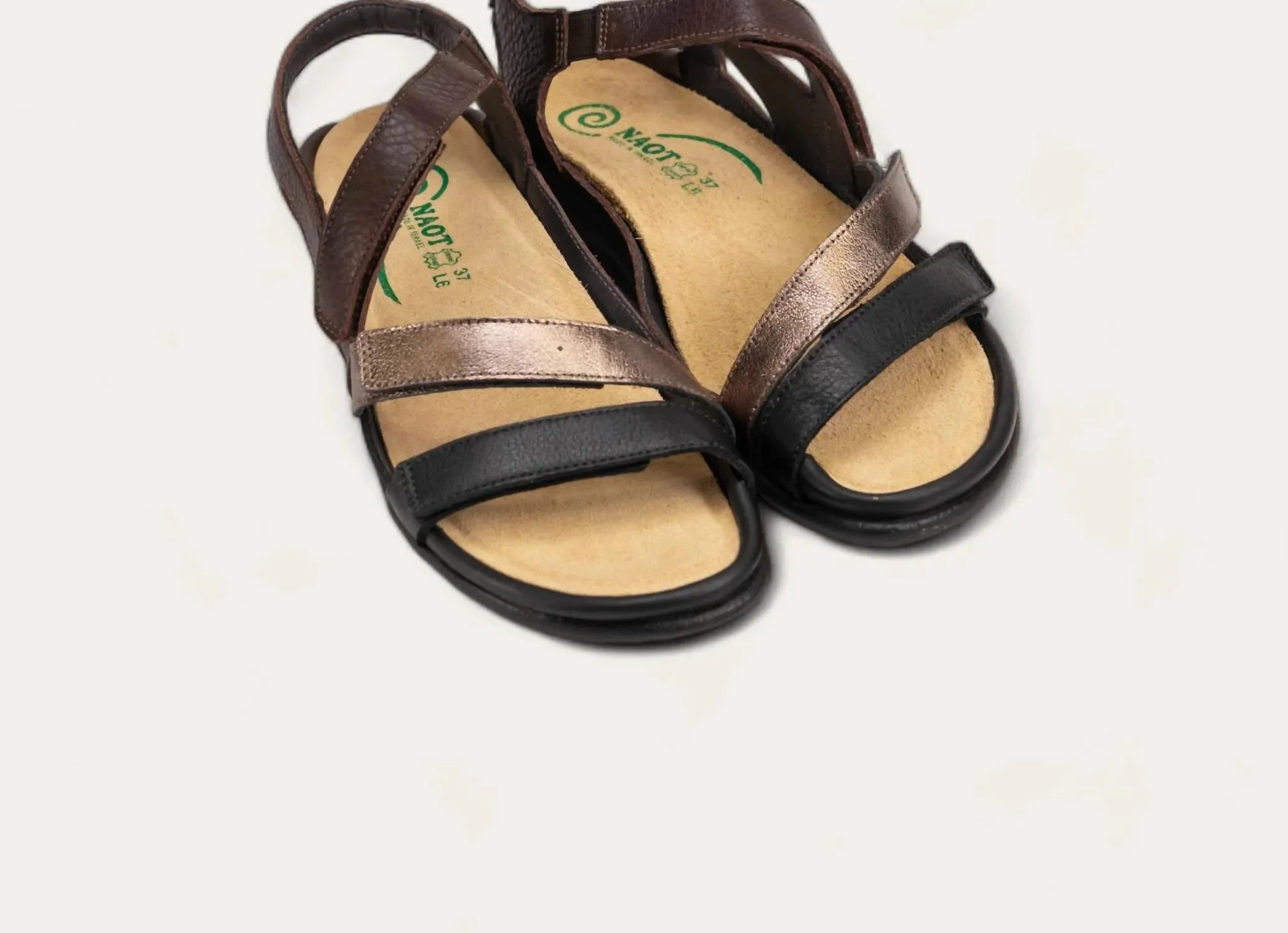 Women's Whetu Sandals In Black, Leather, Brown
