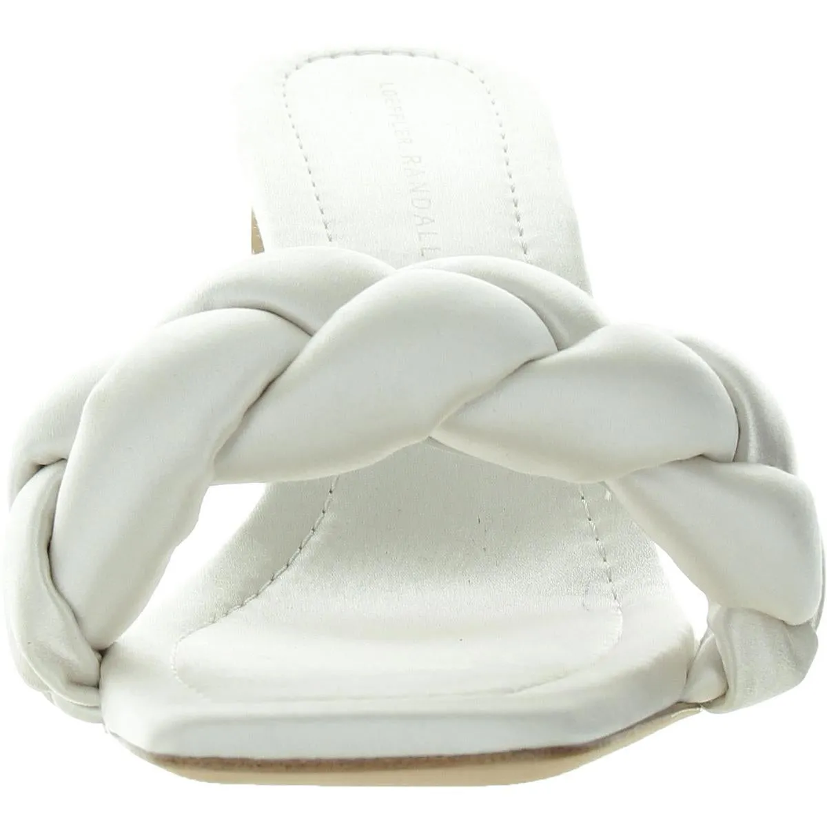 Womens Woven Block Heel