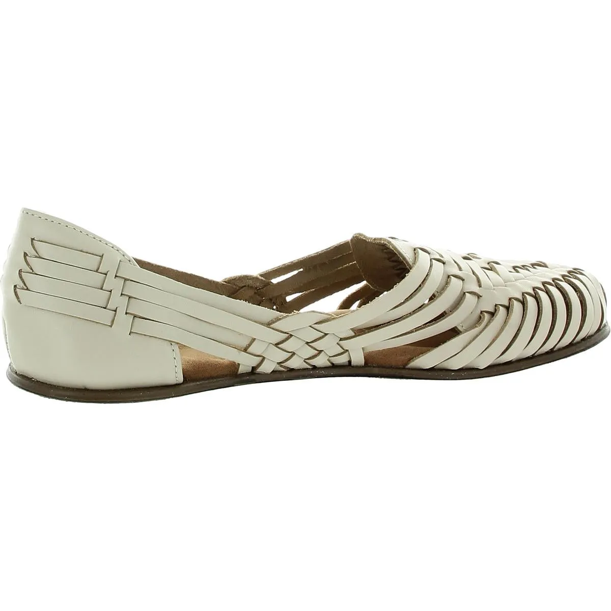 Womens Woven Leather Fisherman Sandals