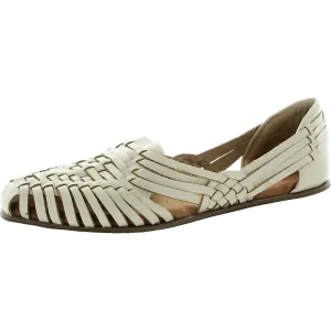 Womens Woven Leather Fisherman Sandals