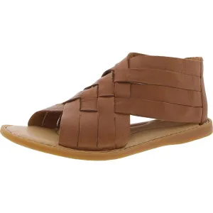 Womens Woven Leather Huarache Sandals