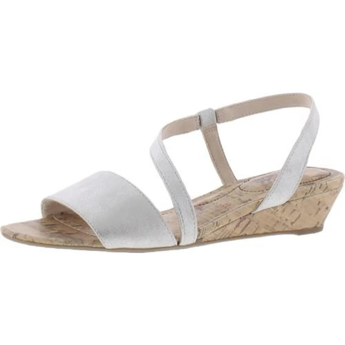Yasmine Womens Strappy Slip On Wedges