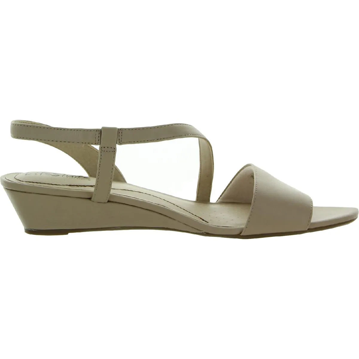 Yasmine Womens Strappy Slip On Wedges