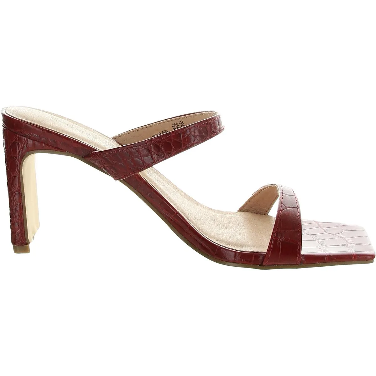 Yaya Womens Padded Insole Slip On Heels