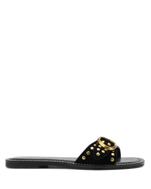 Zoom Black Suede